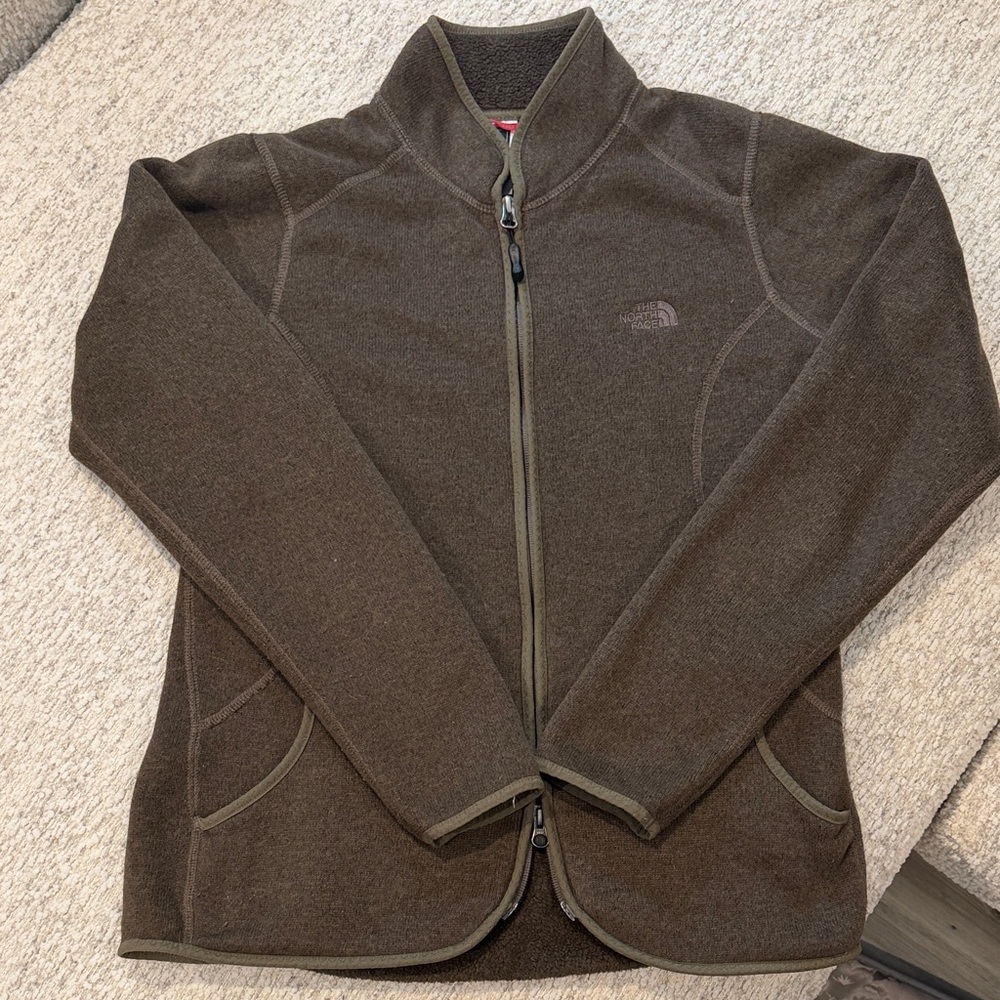 The North Face Olive Full-Zip Jacket